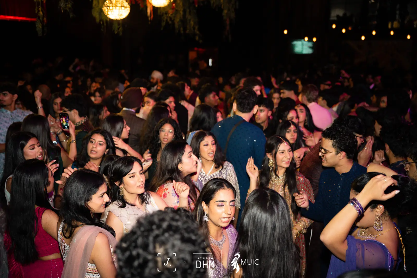 Crowd at the Royal Peacock Ball