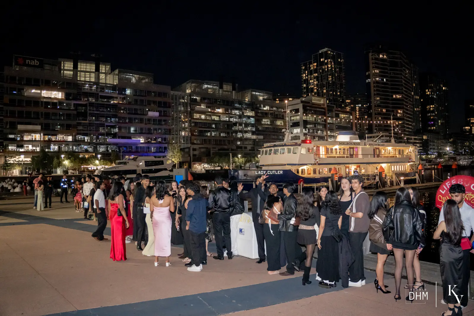 Guests on the boat deck